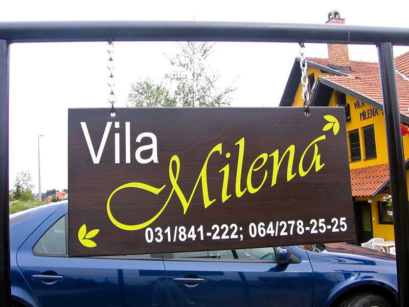 Vila Milena, garden and backyard